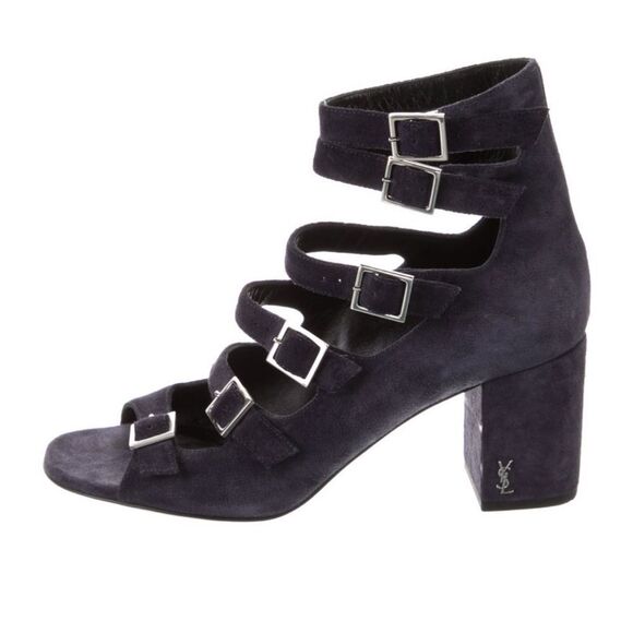 Saint Laurent suede heels - Picture 1 of 5